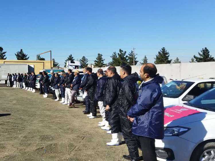 مشارکت هدفمند و برنامه ریزی شده اداره کل دامپزشکی خراسان رضوی در مانور  تمام عیار زلزله مشهد