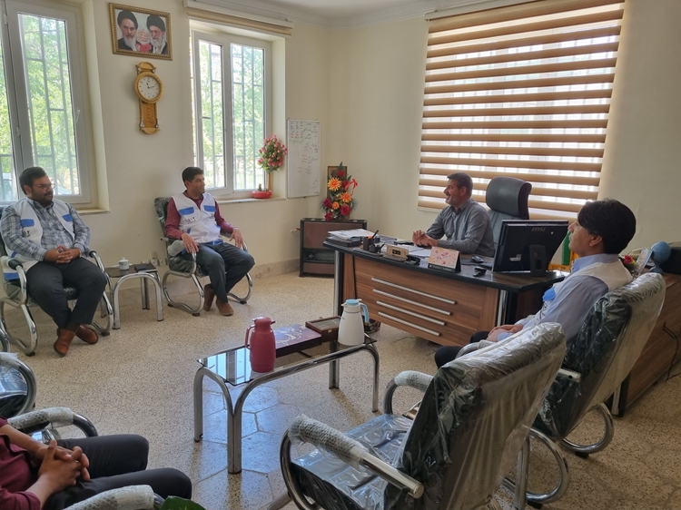 دیدار ریاست و کارکنان شبکه دامپزشکی زبرخان با مدیریت جهاد کشاورزی شهرستان