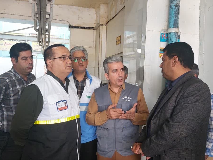 بازدید نماینده مردم چناران، گلبهار و طرقبه شاندیز در مجلس شورای اسلامی، از کشتارگاه دام چناران 