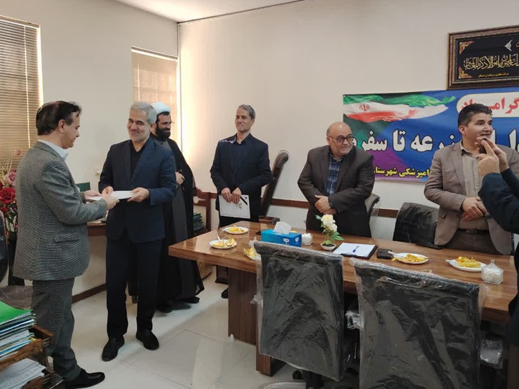 مراسم تکریم و معارفه سرپرست شبکه دامپزشکی گناباد