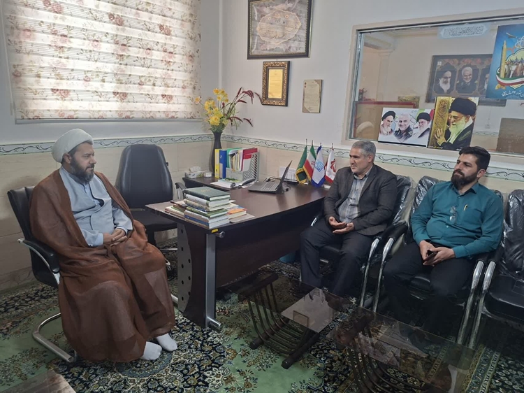 دیدار سرپرست جدید شبکه دامپزشکی کلات با امام جمعه شهرستان